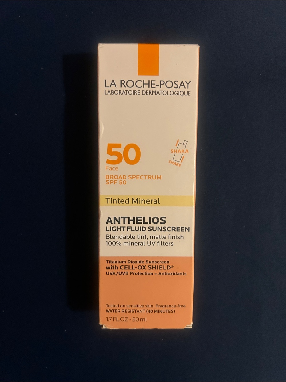 Anthelios Tinted Mineral SPF 50 Light Fluid Sunscreen - Tinted
